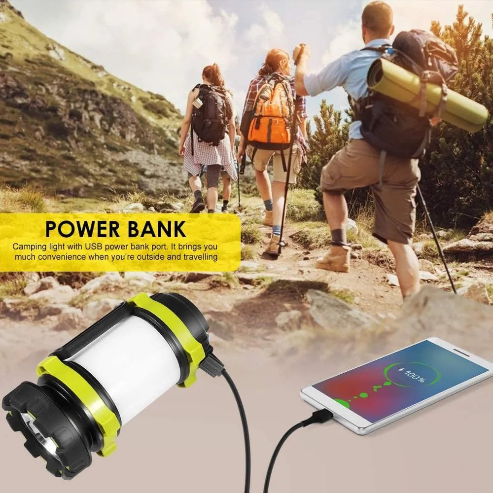 Emergency Camping Light Flashlight Rechargeable Battery Power Bank - Bellarte Enchanté Emergency Camping Light Flashlight Rechargeable Battery Power Bank